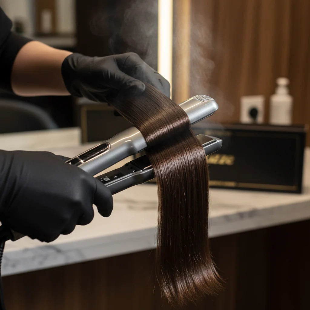 Lisseur cheveux - LIZZE - Extreme - Plaques en titane