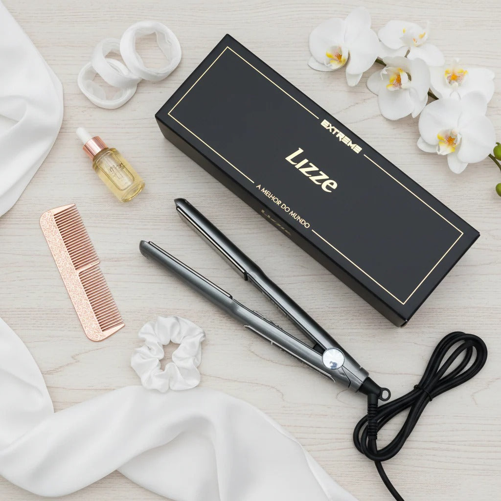 Lisseur cheveux - LIZZE - Extreme - Plaques en titane